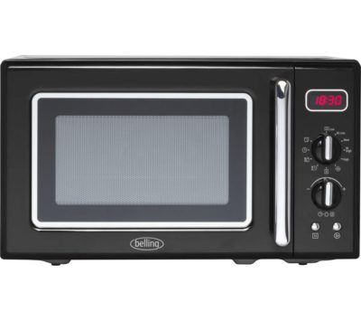 BELLING Retro FMR2080S Solo Microwave - Black